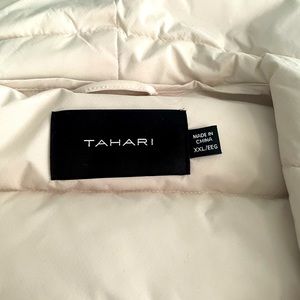 Tahari down coat.